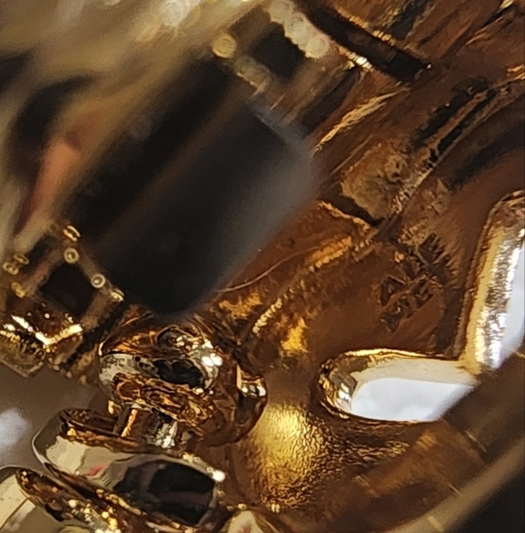 Pandora Radiating Heart Clasp Bangle 14k gold plating 7.5 - Picture 6 of 6